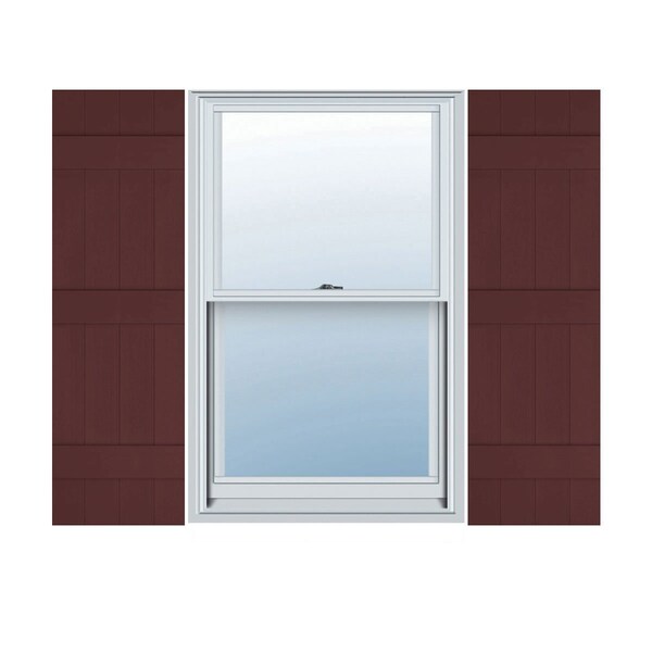 Ekena Millwork Lifetime Vinyl, TailorMade 4 Board Joined (3 Batten), Board-n-Batten, Shutter Loks, LJ4C14X06600BD, PR LJ4C14X06600BD - main